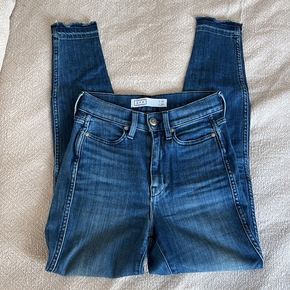 AYR Riser Skinny Jean in Neon Jupiter - Picture 6 of 9